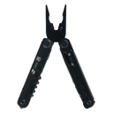 Мультитул Stinger, 113 х 19 мм, 19 функций, сталь, черный, в картонной коробке, в комплекте нейлоновый чехол для нанесения логотипа
