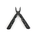 Мультитул Stinger, 105x40 мм, 13 функций, сталь, чёрный, в комплекте нейлоновый чехол для нанесения логотипа