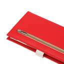 Записная книжка Pierre Cardin красная, 10,5 х 18,5 см для нанесения логотипа