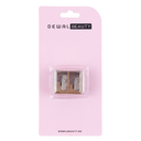 Точилка Dewal Beauty для косметического карандаша, коричневая 3,3 х 3 х 2,2 см для нанесения логотипа