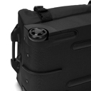 Сумка на колесах TORBER РИТМ, черный, полиэстер 900D с PU покрытием, 47 х 34 х 21,5 см, 32 л для нанесения логотипа