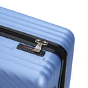 Чемодан TORBER ЛАМА, синий, ABS-пластик, 49 х 29,5 х 77 см, 92 л для нанесения логотипа