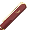 Ручка шариковая FARO, покрытие soft touch для нанесения логотипа