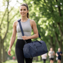 Сумка спортивная "Gym" т.синяя; 45х21х20 см; из водостойкого материала. для нанесения логотипа