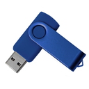 USB flash-карта DOT (16Гб), синий, 5,8х2х1,1см, пластик, металл для нанесения логотипа