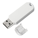 USB flash-карта UNIVERSAL (16Гб), белая, 5,8х1,7х0,6 см, пластик для нанесения логотипа