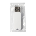 USB flash-карта UNIVERSAL (16Гб), белая, 5,8х1,7х0,6 см, пластик для нанесения логотипа