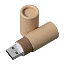 USB flash-карта TUBE (8Гб), натуральная, 6,0х1,7х1,7 см, картон для нанесения логотипа