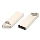 USB flash-карта SPLIT (32Гб), серебристая, 3,6х1,2х0,5 см, металл для нанесения логотипа