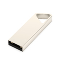 USB flash-карта SPLIT (32Гб), серебристая, 3,6х1,2х0,5 см, металл для нанесения логотипа
