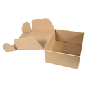 Коробка подарочная Big BOX, размер: 24 x 21 x 11 см картон МГК бур., самосборная для нанесения логотипа