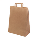 Пакет бумажный QUADRATA XL, крафт, плотность 80 г/м2, 43 x 32 x 17 cм для нанесения логотипа