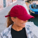 Бейсболка с NFC-меткой в козырьке GREEN CAP 265 из органического хлопка для нанесения логотипа