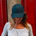Бейсболка с NFC-меткой в козырьке GREEN CAP 265 из органического хлопка для нанесения логотипа