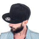 Бейсболка SNAP BACK, 6 клиньев, пластиковая застежка для нанесения логотипа