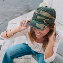 Бейсболка DAD HAT, 6 клиньев, металлическая застежка для нанесения логотипа