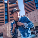 Бейсболка BRYCE, 6 клиньев, пластиковая застежка, переработанный полиэстер для нанесения логотипа