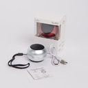Портативная mini Bluetooth-колонка Sound Burger "Ellipse" серебро для нанесения логотипа