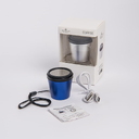 Портативная mini Bluetooth-колонка Sound Burger "Coffee" синий для нанесения логотипа