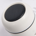 Портативная mini Bluetooth-колонка Sound Burger "Bang" белая для нанесения логотипа
