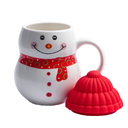 Кружка SNOWMAN с крышкой для нанесения логотипа