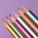 Цветные карандаши METALLIC, 6 цветов для нанесения логотипа