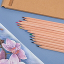 Цветные карандаши KINDERLINE middle,12 цветов для нанесения логотипа