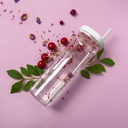 Бутылка для воды LONG DRINK с контейнером для фруктов и трубочкой, 700мл для нанесения логотипа