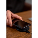Беспроводное зарядное устройство Accesstyle Darkslate 15W, черный для нанесения логотипа