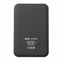 Универсальный аккумулятор Flash 5 (5000 мАч) с подсветкой и soft touch, черный, 9,8х6.3х1,3 см для нанесения логотипа