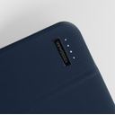 Универсальный аккумулятор Flash 10 (10000 мАч) с подсветкой и soft touch,синий,13,7х6,87х1,55 мм для нанесения логотипа