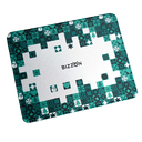 Коврик для мыши GLIDE S, 26*21*0,3см, прошитый край, белый для нанесения логотипа