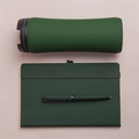 Набор подарочный OFFICEKIT: термос, ежедневник, ручка, стружка, коробка, зелёный для нанесения логотипа