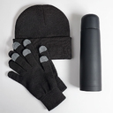 Набор подарочный GET WARM: перчатки, шапка, термос для нанесения логотипа