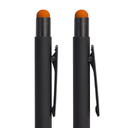 Ручка шариковая FACTOR BLACK со стилусом для нанесения логотипа