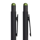 Ручка шариковая FACTOR BLACK со стилусом для нанесения логотипа