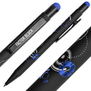 Ручка шариковая FACTOR BLACK со стилусом для нанесения логотипа
