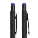 Ручка шариковая FACTOR BLACK со стилусом для нанесения логотипа