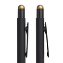 Ручка шариковая FACTOR BLACK со стилусом для нанесения логотипа