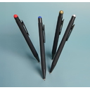 Ручка шариковая FACTOR BLACK со стилусом для нанесения логотипа