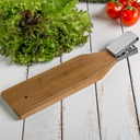 Доска для чистки рыбы деревянная, с зажимом, 12*46*2см, бук для нанесения логотипа