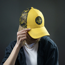 Образец бейсболка CUSTOM MERCH, 6 клиньев, пластиковая застёжка для нанесения логотипа