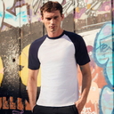 Футболка мужская SHORT SLEEVE BASEBALL T 160 для нанесения логотипа