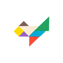 Головоломка Tangram для нанесения логотипа