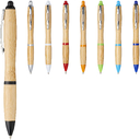Шариковая ручка Nash из бамбука для нанесения логотипа