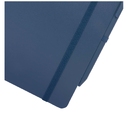 Блокнот A5 Thalaasa с твердой обложкой из океанического пластика с шариковой ручкой (черные чернила) для нанесения логотипа
