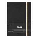 Блокнот A5 ICONIC BLACK AGENDA для нанесения логотипа