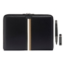 Набор HUGO BOSS BLACK (роллер-ручка и папка для конференций формата A4) для нанесения логотипа