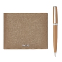 Набор HUGO BOSS (шариковая ручка и кошелек) для нанесения логотипа