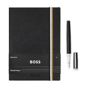Набор HUGO BOSS (перьевая ручка и блокнот A5) для нанесения логотипа